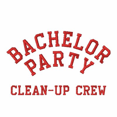 Bachelor Party, Clean-up Crew Embroidered Polo Shirt by bachelor_party_shop