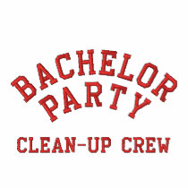 Bachelor Party, Clean-up Crew Embroidered Polo Shirt