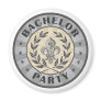 Bachelor Party Crest Design Refrigerator Magnet