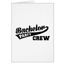Bachelor Party Crew Cards