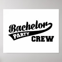 Bachelor Party Crew Poster