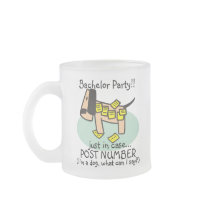 Bachelor Party Dog T-shirts and Gifts Coffee Mugs