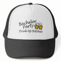 Bachelor Party (Drink Up Bitches Beer Jugs) Hat