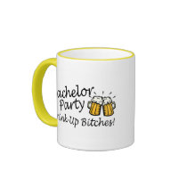 Bachelor Party (Drink Up Bitches Beer Jugs) Mugs