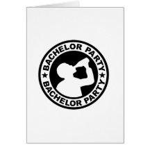 Bachelor Party drinking Card