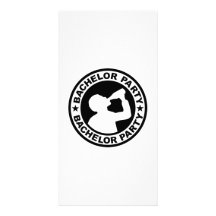 Bachelor Party drinking Picture Card