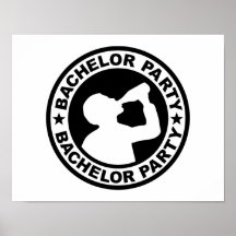 Bachelor Party drinking Poster
