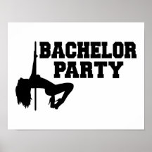 Bachelor Party girl Poster