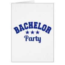 Bachelor Party Greeting Cards