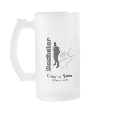 Bachelor party - grooms beer mugs & cups by mensgifts
