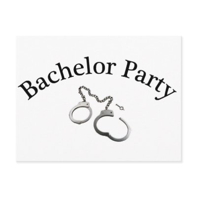 Bachelor Party (Handcuffs) by TeeZazzle