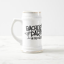 Bachelor Party In Progress Beer Stein Coffee Mugs
