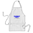 Bachelor Party In Progress (Blu) aprons