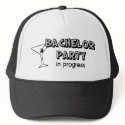 Bachelor party in progress hat