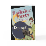 Bachelor Party Invitation Bachelors invite Exposed cards