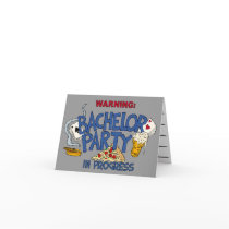 Bachelor Party invitation Cards