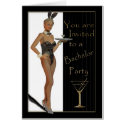 Bachelor Party Invitation Cocktail Party with Sexy cards