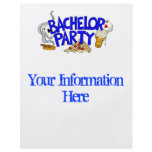 Bachelor Party Invitation Flyer