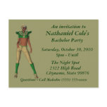 Bachelor Party Invitation - Sexy Female Football P Postcards