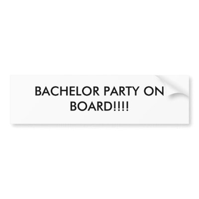 BACHELOR PARTY ON BOARD by JunipersWedding