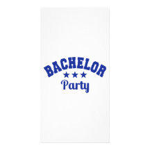 Bachelor Party Photo Card Template