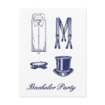 Bachelor Party Postcard