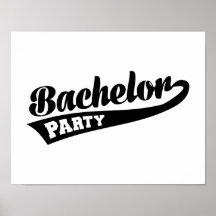 Bachelor Party Posters
