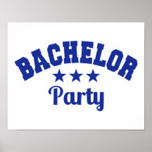 Bachelor Party Print