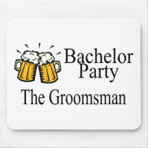 Bachelor Party The Groomsman Mousepad