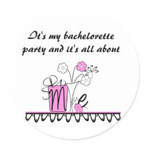 Bachelorette All About Me Sticker