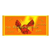 Bachelorette bash card invite