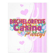bachelorette casino party wedding bridal shower personalised invitations