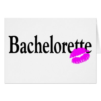 Bachelorette (Kiss) Card by WeddingZazzle