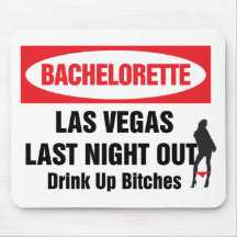Bachelorette las vegas last night out mouse pad