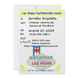 Bachelorette  Las Vegas Strip invitations