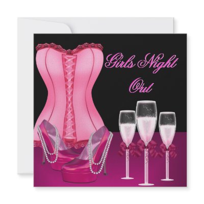 Bachelorette Party Corset Pink Shoes Hi Heels by ClassyDesign