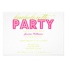 Bachelorette Party Custom Announcement