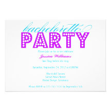 Bachelorette Party Custom Announcements