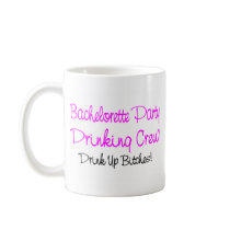 Bachelorette Party Drinking Crew Mugs