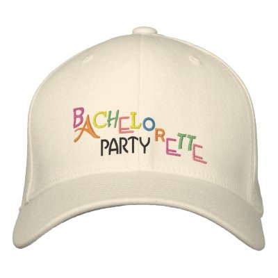 Bachelorette Party - Embroidered Hat by beka_277