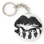 Bachelorette party girls black lips
