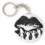 Bachelorette party girls black lips