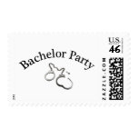 Bachelorette Party Handcuffs Postage Stamp