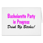 Bachelorette Party In Progress Drink Up Bitches