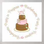Bachelorette Party in Progress Wedding Tee Gifts Print