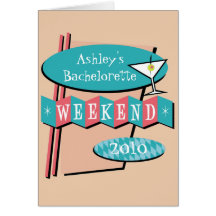 Bachelorette Party invitation Greeting Cards