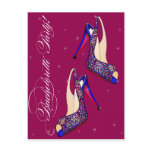 Bachelorette Party Invitation postcards