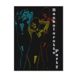Bachelorette Party Invitation Postcard