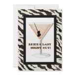 Bachelorette Party Invitation - Zebra 'n Leopard