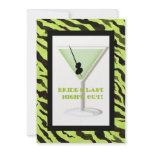 Bachelorette Party Invitation - Zebra 'n Leopard
